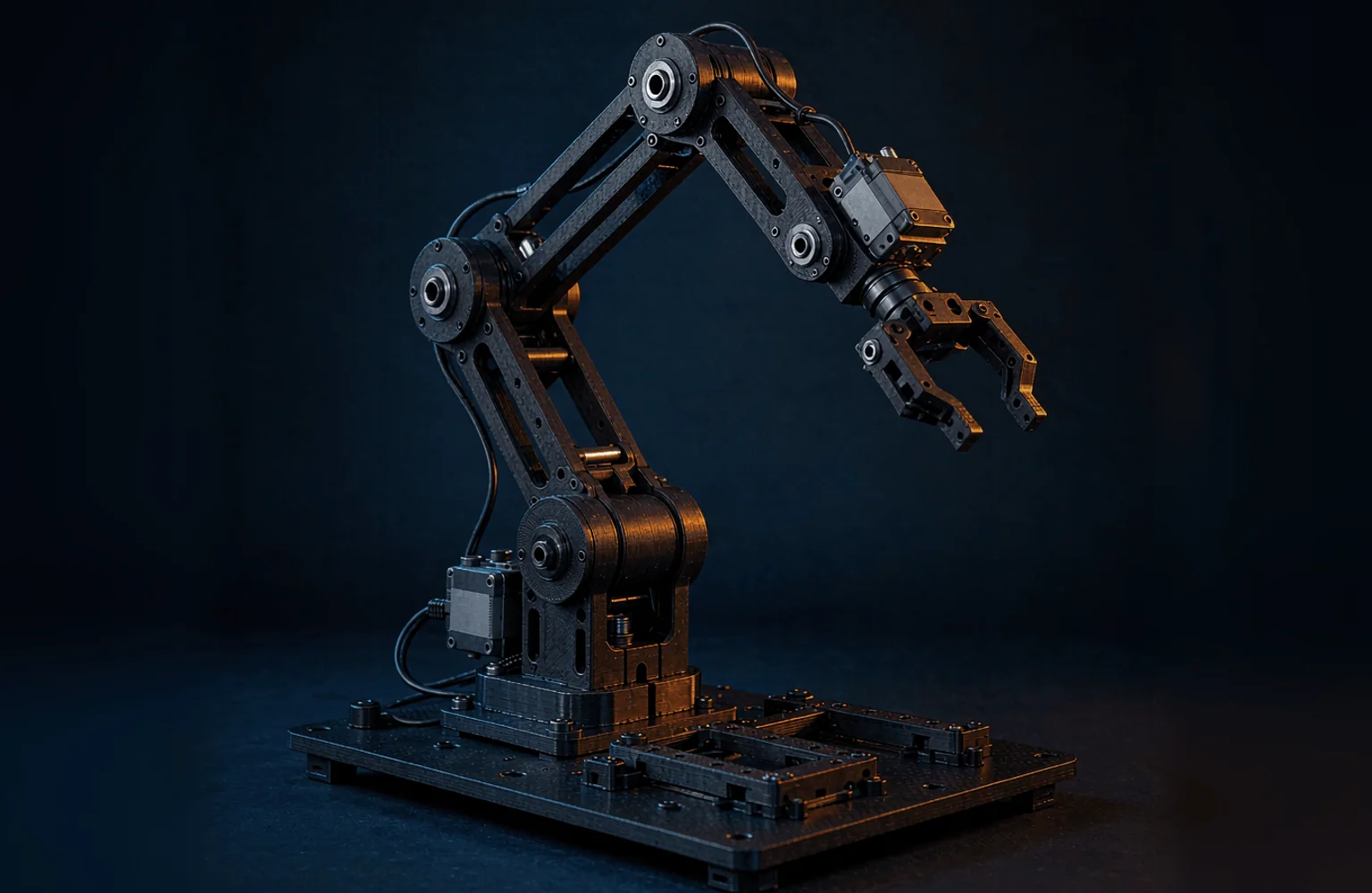 桌面 3D 打印机械臂作品